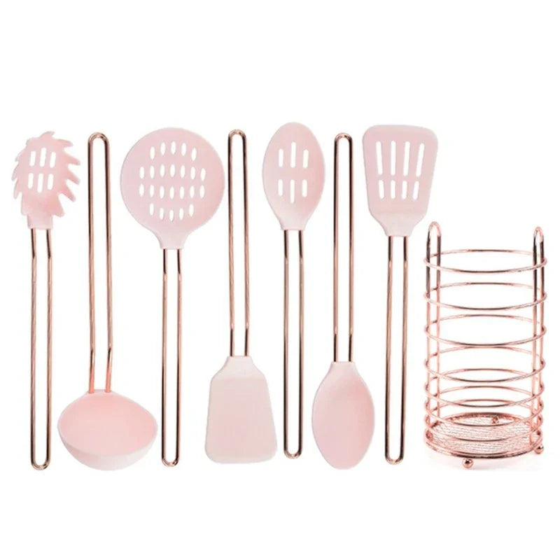 Kitchen Cooking Utensils Stainless Steel Non-stick Utensils Set Kitchen Tool Set